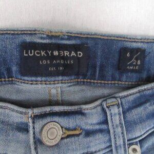 Lucky Brand High Rise Skinny Bridgett 6/28 Denim Blue Jeans - Gently Used